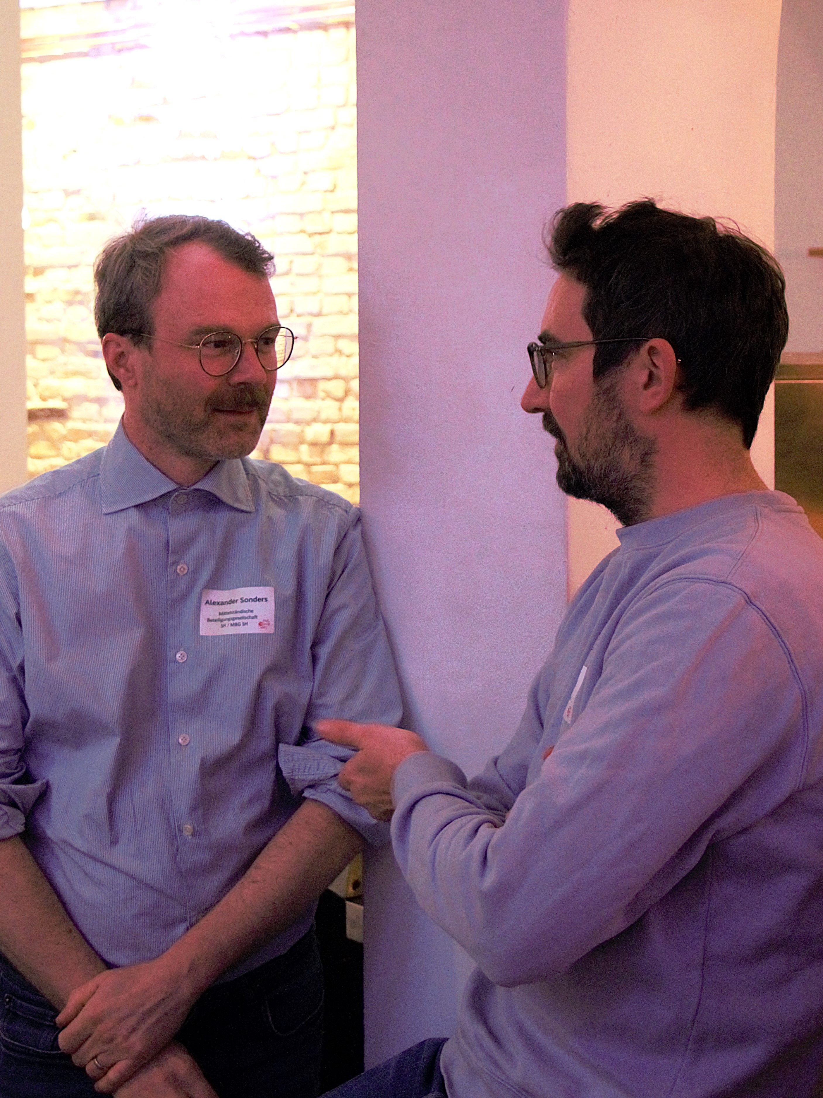 Alexander Sonders (MBG) und Max Kühl (lille Brauerei). (v.l.n.r.)