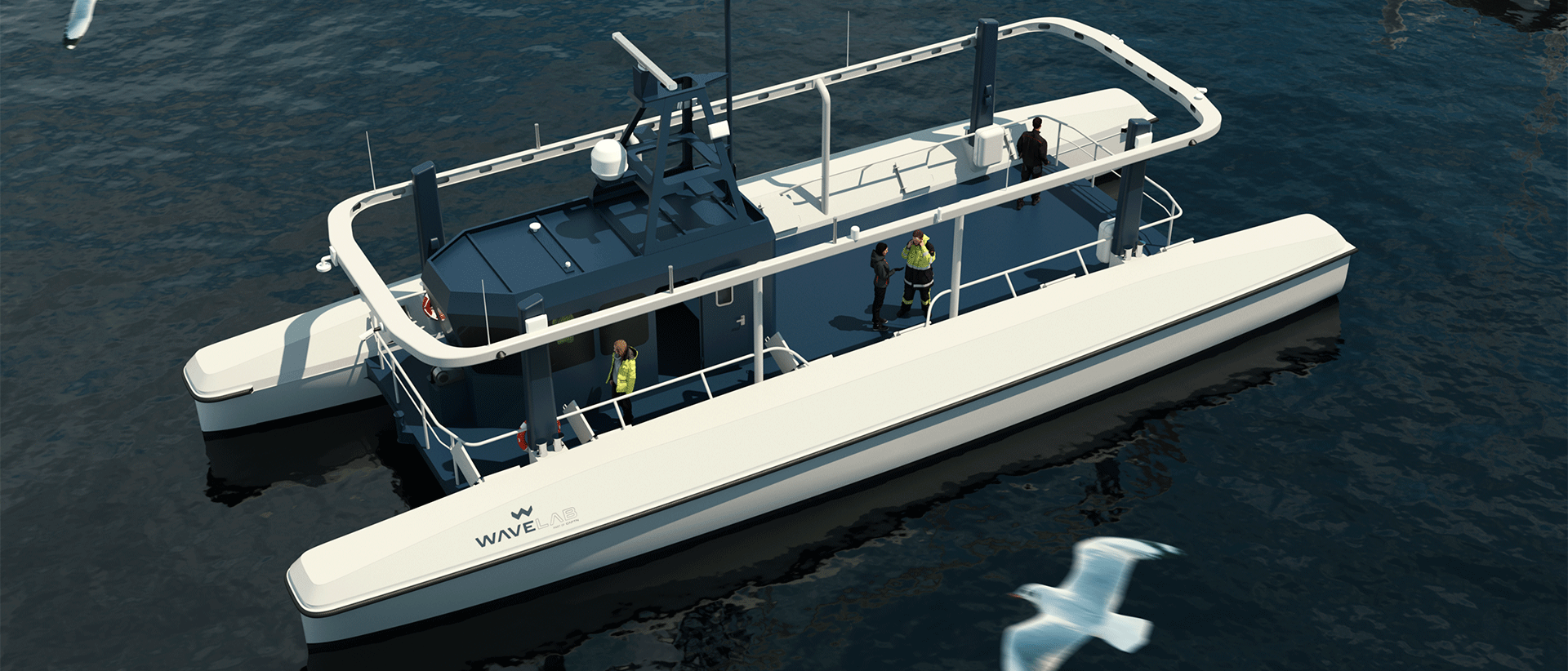 MS „Wavelab“ steuert auf autonome und  nachhaltige Schifffahrt zu